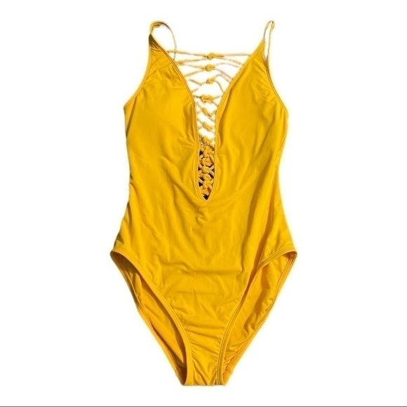 New! Bleu Rod Beattie Plunge One-Piece Swimsuit - Picture 3 of 8